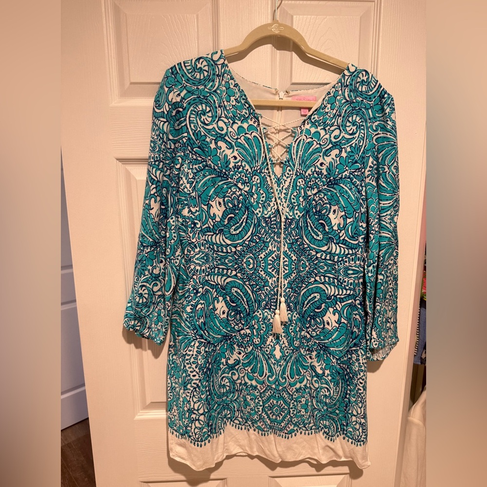 Lilly Pulitzer Blue and White Dress